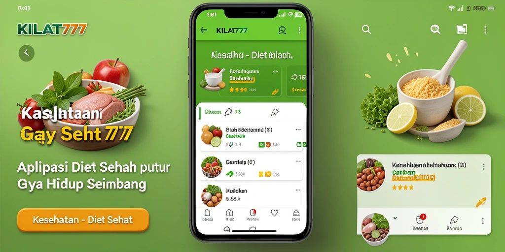 Antarmuka KILAT777 yang intuitif dan menarik untuk Diet Sehat.