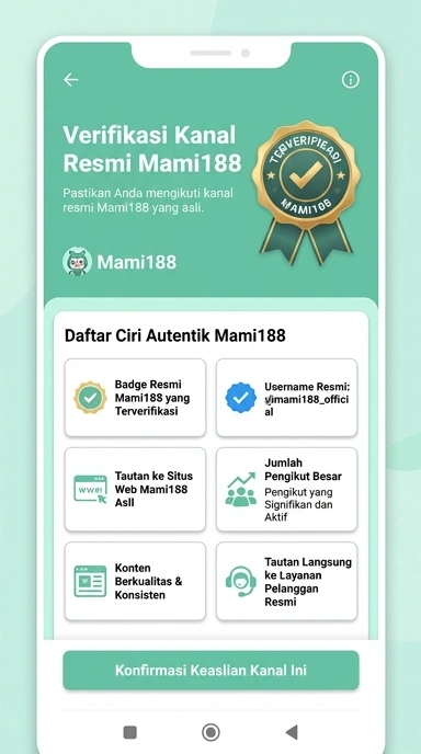 Kanal Resmi Mami188 untuk Pengguna Android Indonesia